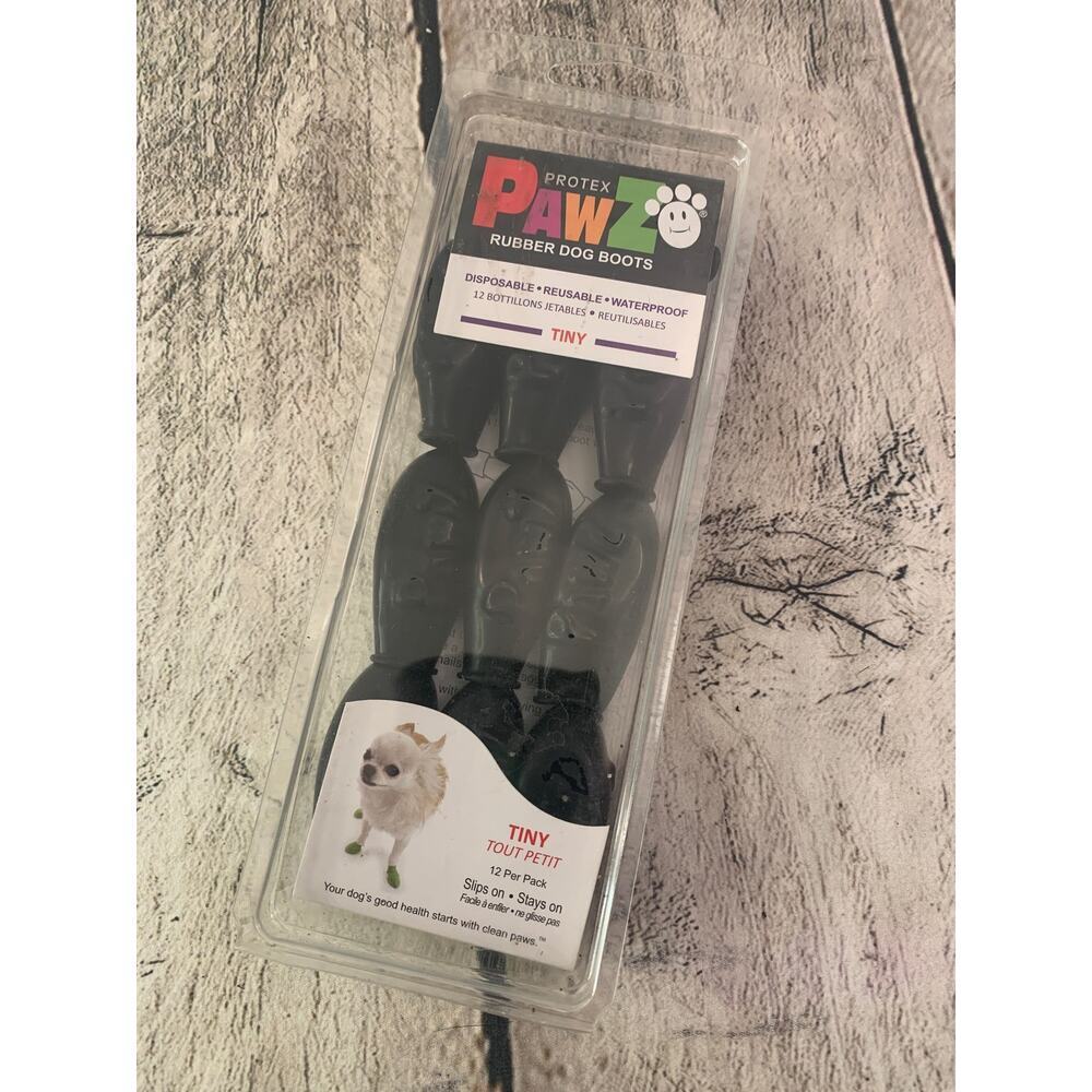 PROTEX PAWZ Rubber Dog Boots / Size: Tiny